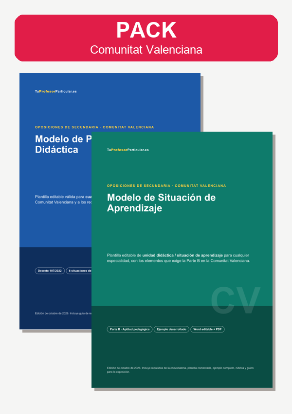 Portada de Pack Programación + Situación de Aprendizaje · Comunitat Valenciana