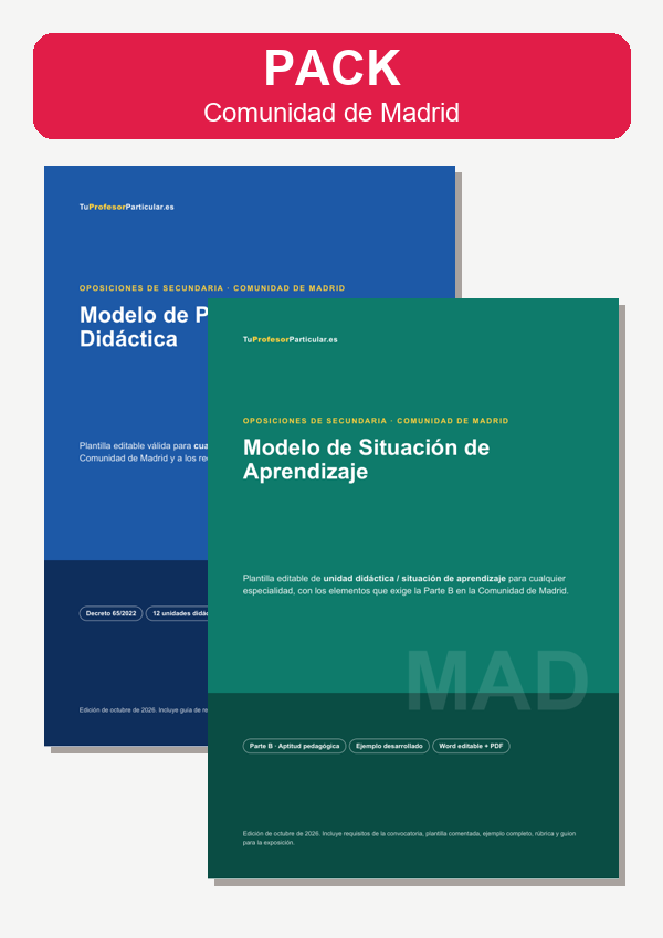 Portada de Pack Programación + Situación de Aprendizaje · Comunidad de Madrid