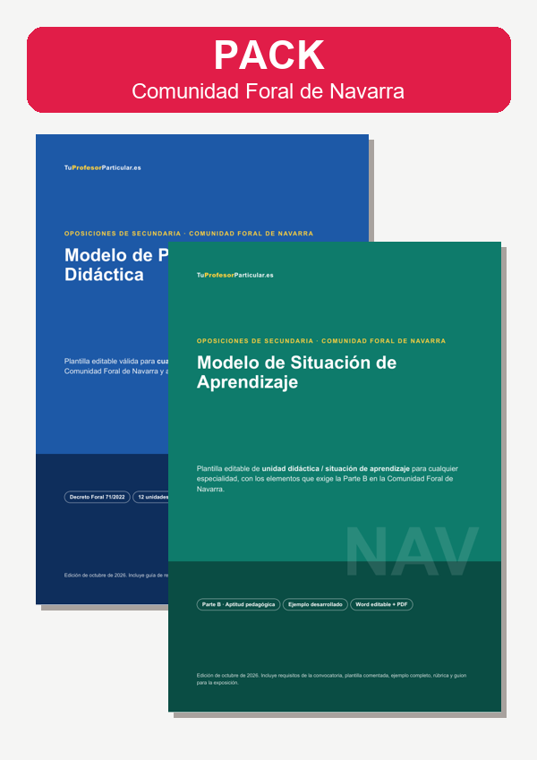 Portada de Pack Programación + Situación de Aprendizaje · Comunidad Foral de Navarra